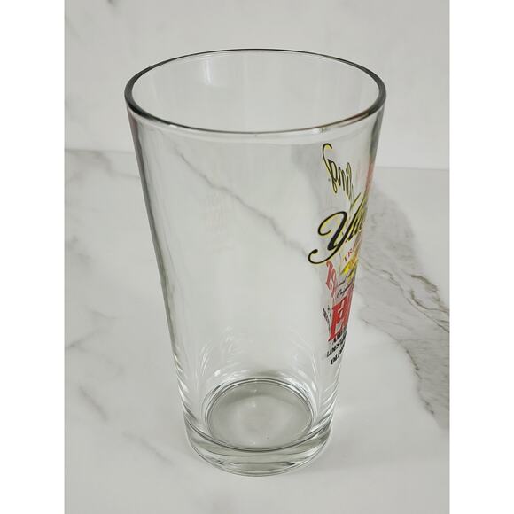 Yuengling Traditional Original Amber Beer Lager 16oz Pint Beer Clear Glass 6" - Picture 3 of 10
